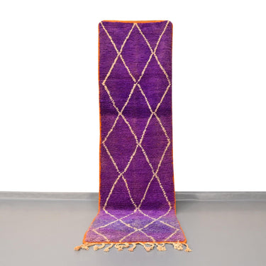 Moroccan Vintage Runner Rug 2.3 x 8.6 feet / 72 x 262 cm - Ettilux Home